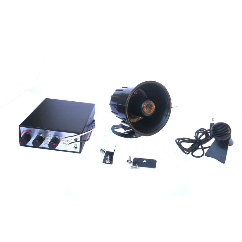 Sirene mit 10 Tönen und Mikrofon 12V von AllRide Sirene mit 10 Tönen und Mikrofon 12V von AllRide